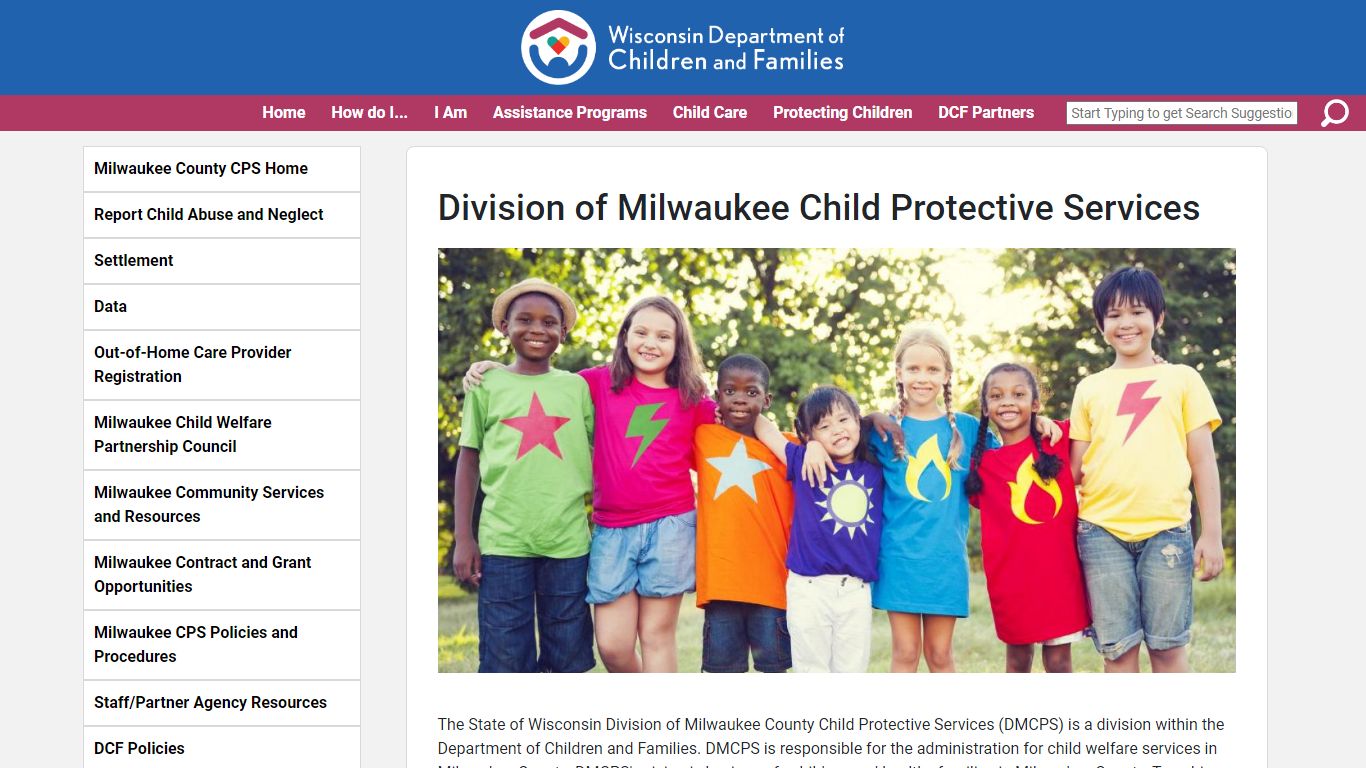 Milwaukee Child Protective Services Home - Wisconsin